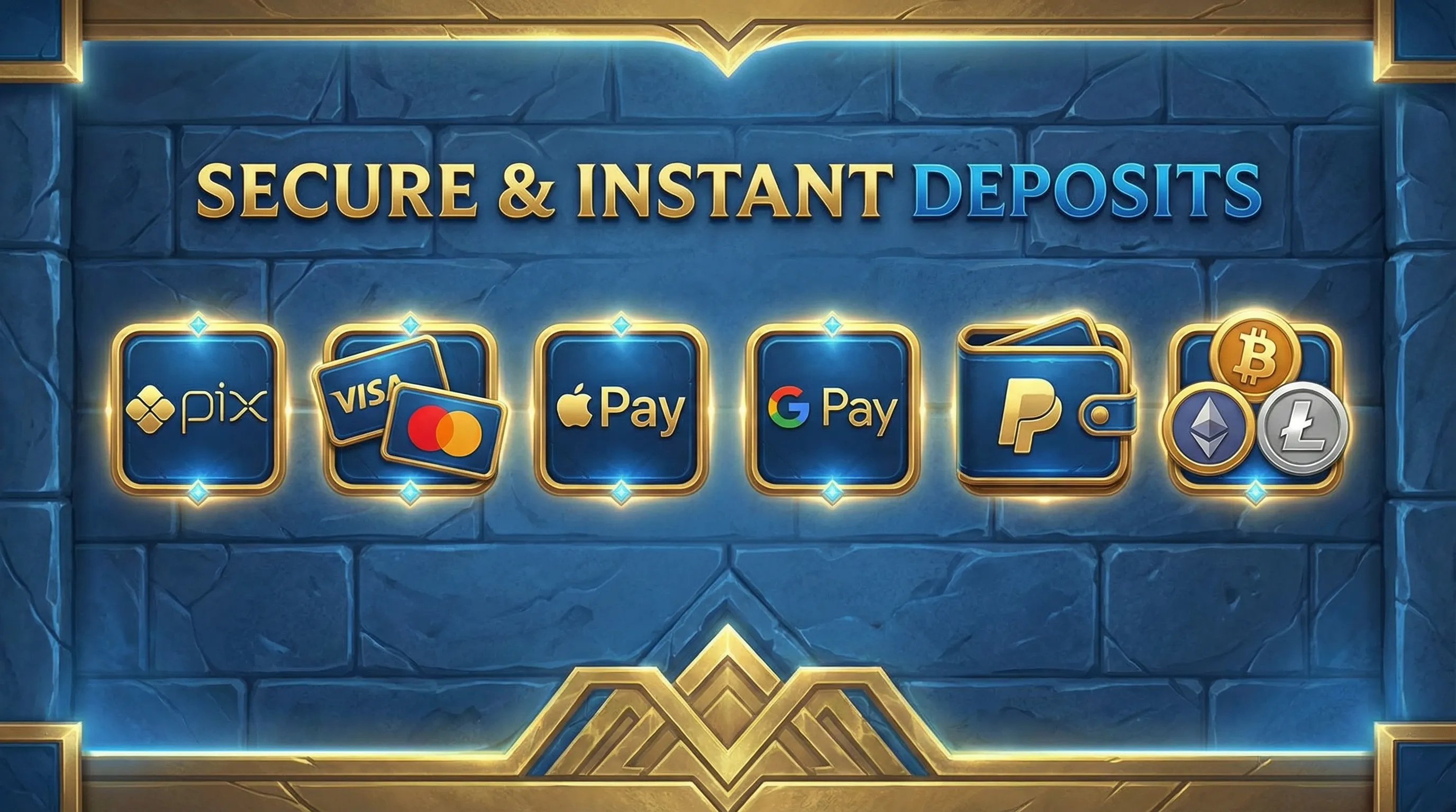 Métodos de Pagamento win23 - PIX, Cartões, Criptomoedas